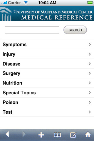 Md Reference UMMC Medical Encyclopedia