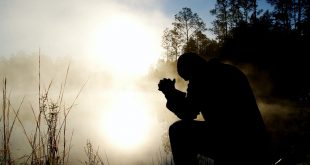 Praying person