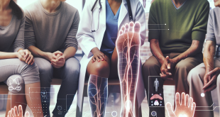 Doctor discussing diabetic neuropathy with a patient