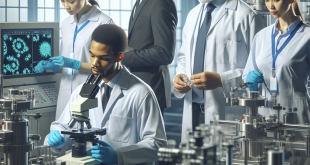 Medical scientists in a laboratory researching Semaglutide for diabetes and weight management treatment.