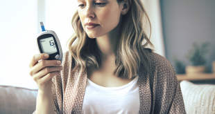 Pregnant woman and doctor discussing gestational diabetes